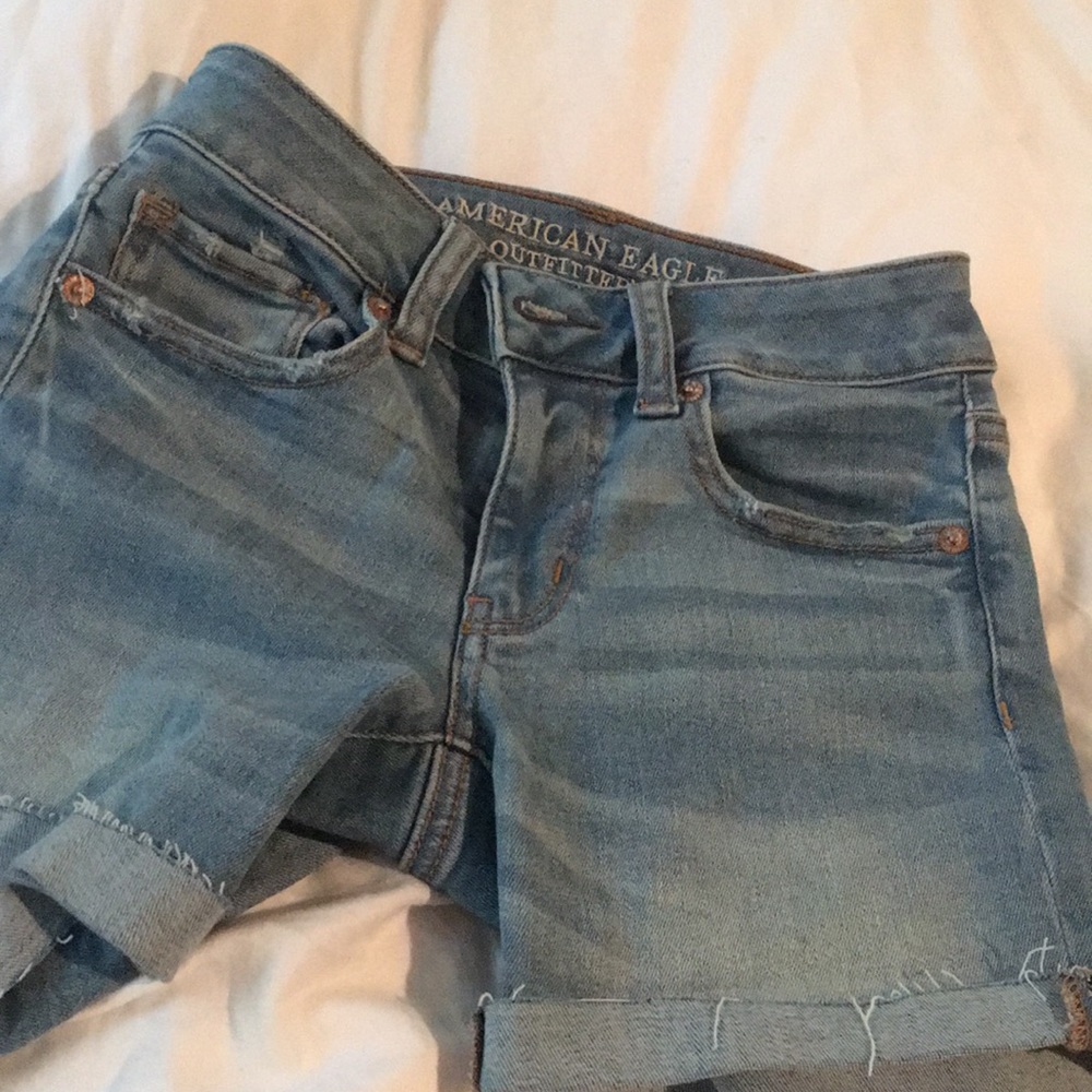 denim shorts